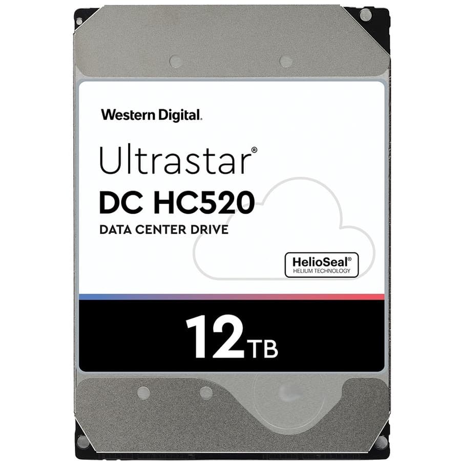 Western Digital Ultrastar DC HC520 HUH721212ALE604 12 TB Hard Drive