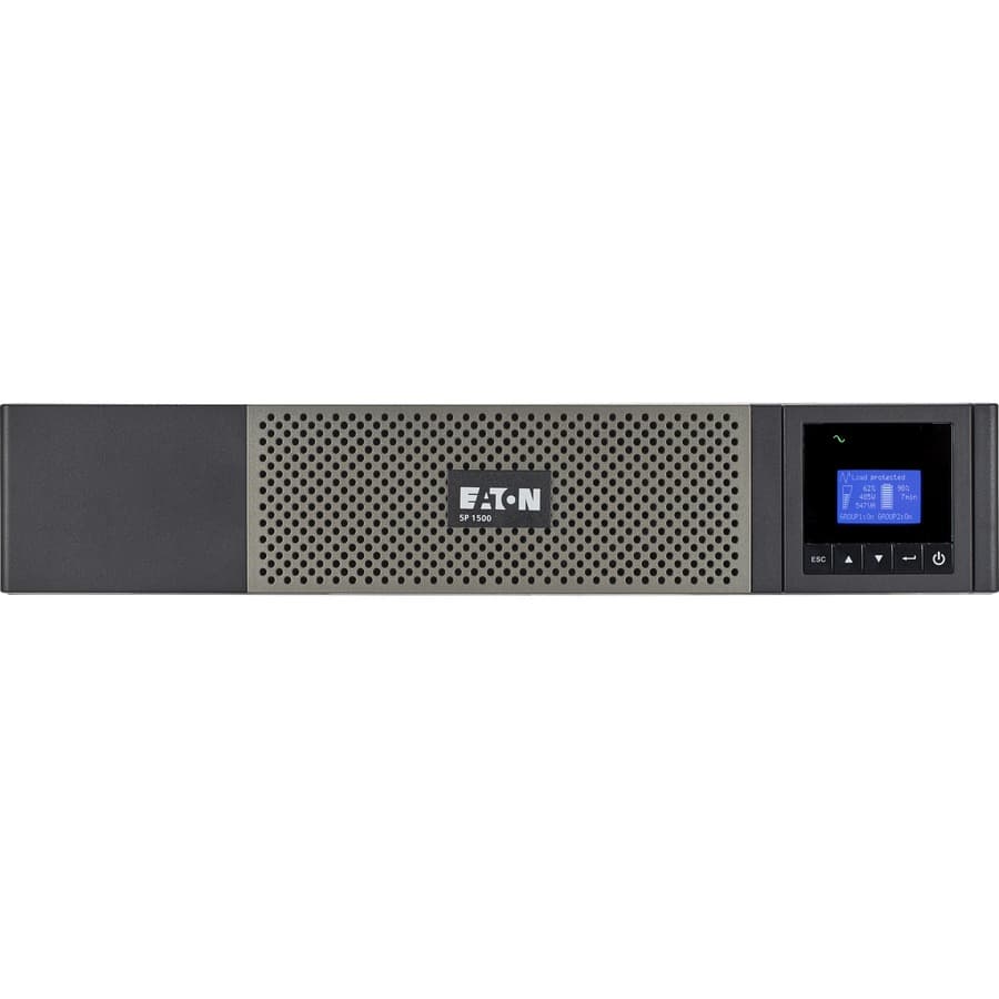 Eaton 5P 1440VA 1100W 120V Line-Interactive UPS, 5-15P, 8x 5-15R Outlets, True Sine Wave, Cybersecure Network Card Option, Tower