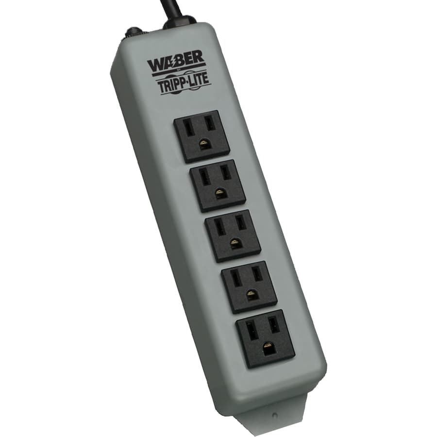 Tripp Lite by Eaton Industrial Power Strip, 5-Outlet, 6 ft. (1.8 m) Cord, Switchless