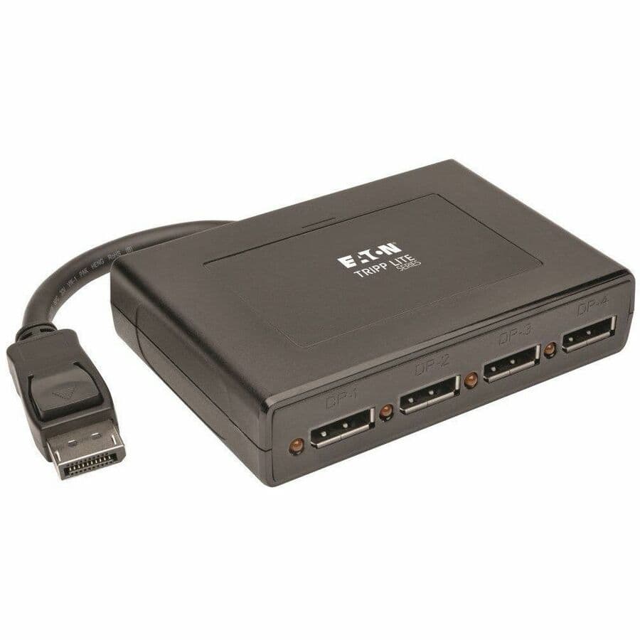 Eaton Tripp Lite Series 4-Port DisplayPort Multi-Monitor Splitter, MST Hub, 4K 60Hz UHD, DP1.2, TAA