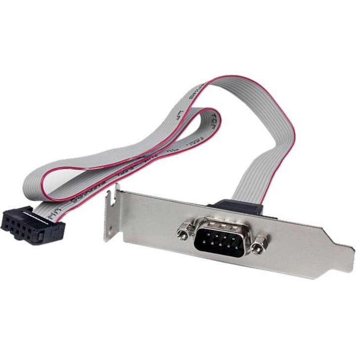 StarTech.com 1 Port 16in DB9 Serial Port Bracket to 10 Pin Header