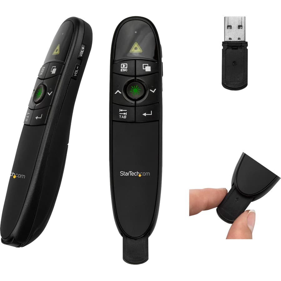 StarTech.com Wireless Presentation Remote with Green Laser Pointer