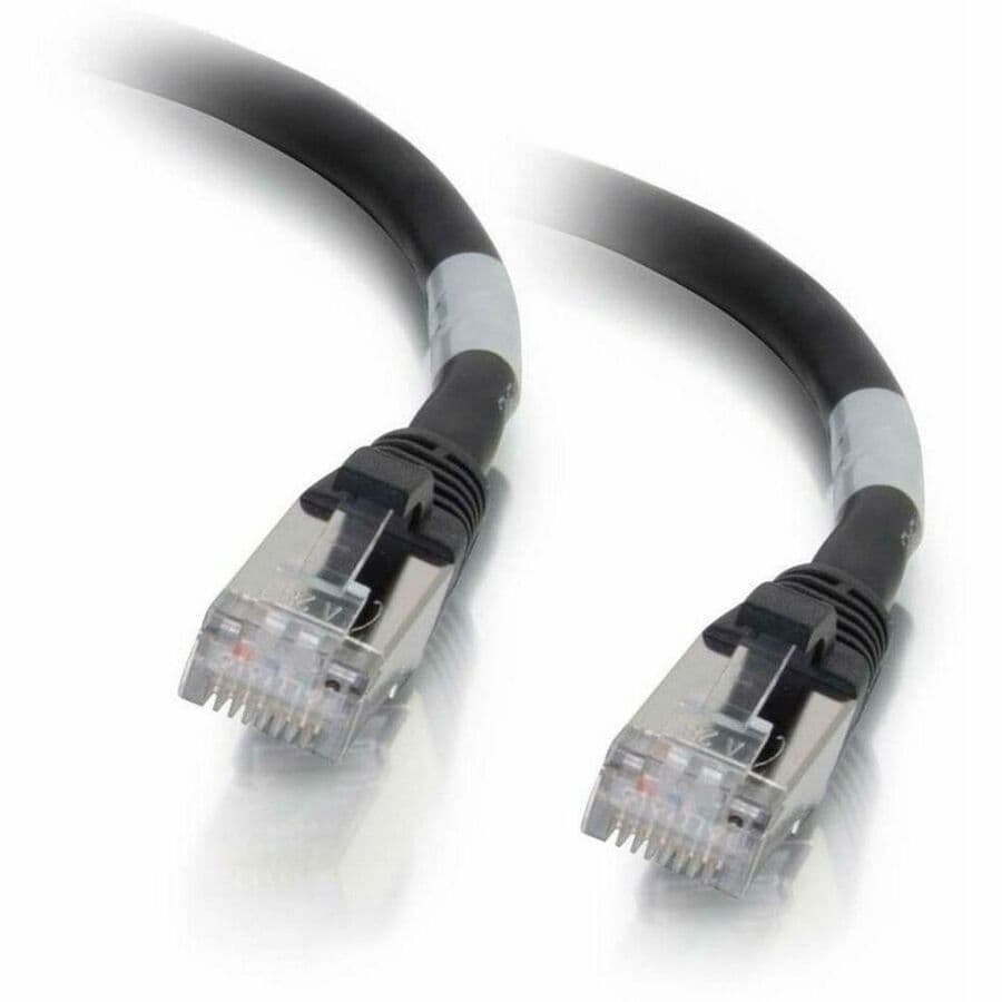 C2G-1ft Cat6 Snagless Shielded (STP) Network Patch Cable