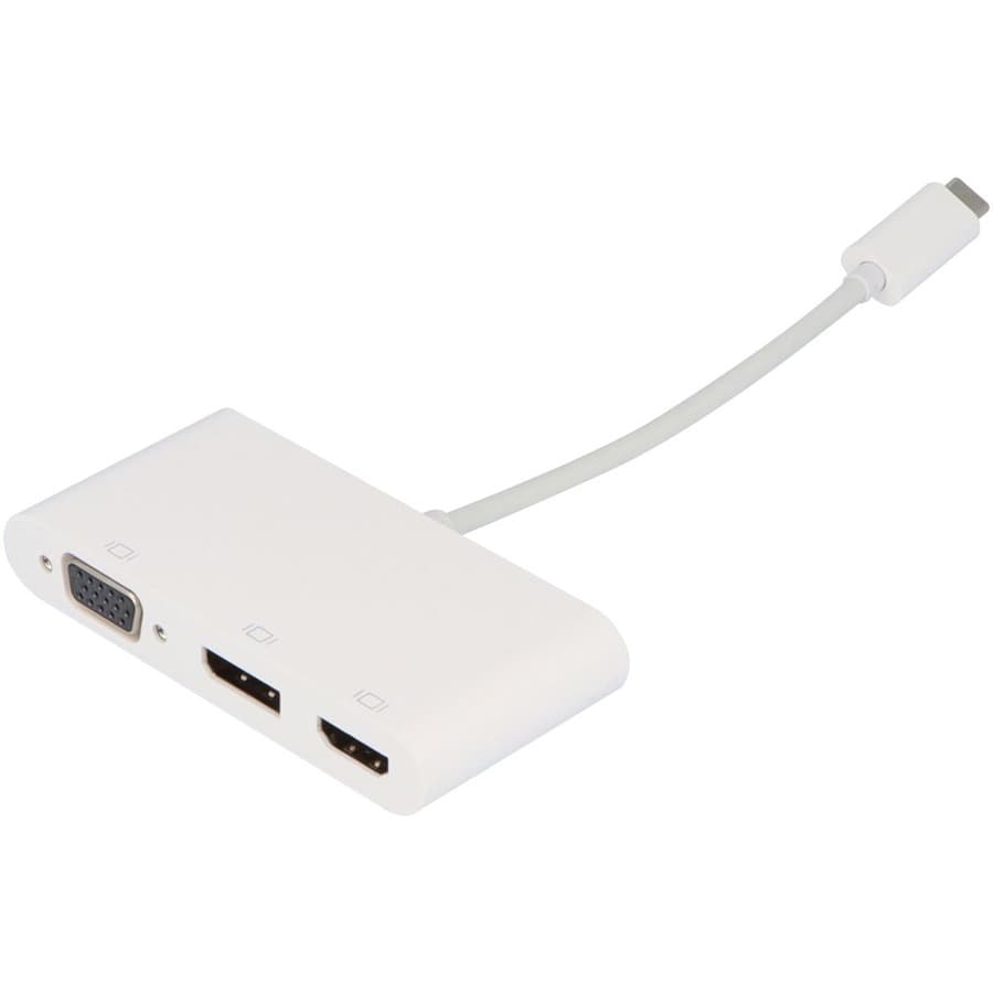 VisionTek USB-C to DisplayPort, HDMI & VGA Hub (M/F/F/F)