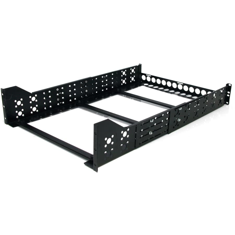 StarTech.com 3U Fixed 19" Adjustable Depth Universal Server Rack Rails