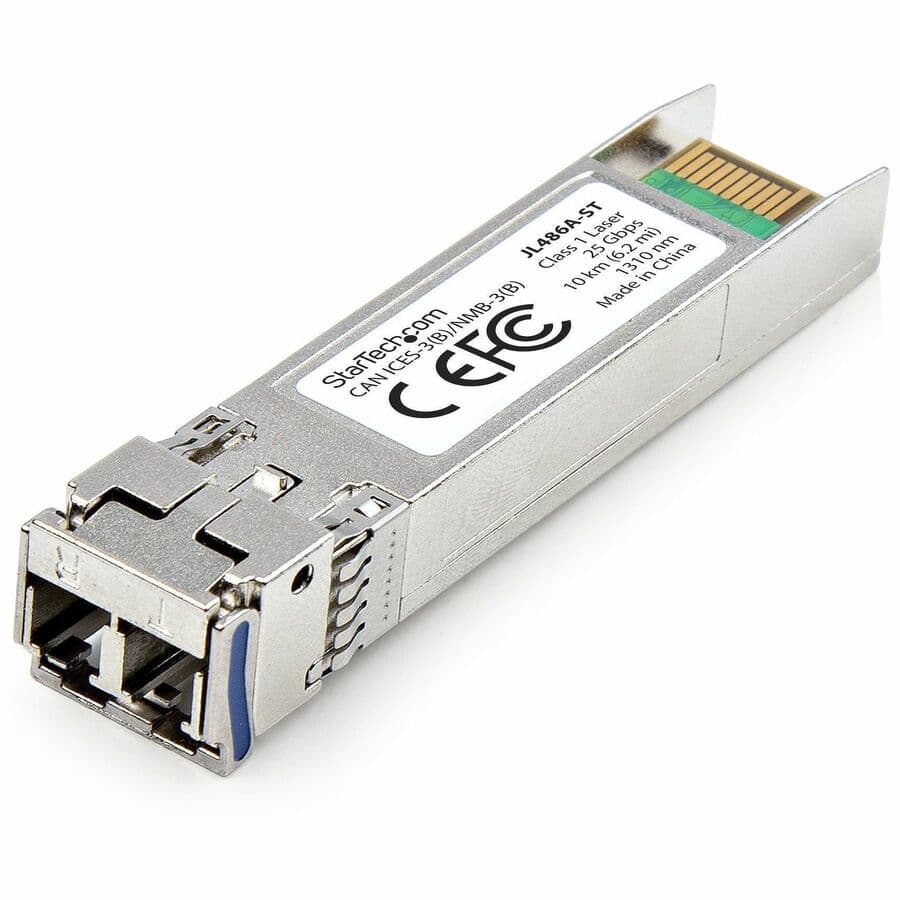 StarTech.com HPE JL486A Compatible SFP28 Module, 25GBase-LR, 25Gb Single Mode Fiber (SMF), LC Transceiver, 10km (6.2mi), DDM/DOM