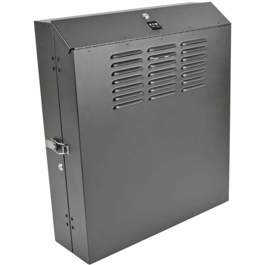 Tripp Lite by Eaton SmartRack 4U Low-Profile Vertical-Mount Switch-Depth Wall-Mount Rack Enclosure Cabinet